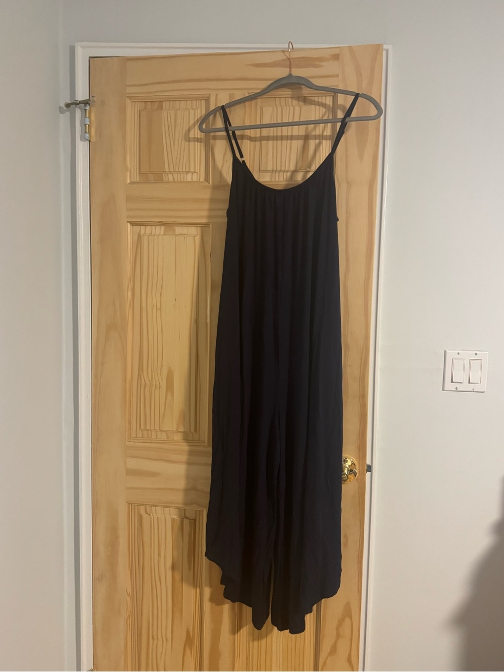 Z Supply Navy Sleeveless Jumpsuit